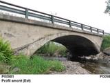 Pont de la rivière du Moulin. Profil amont est