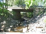 Pont du ruisseau des Dames. Élévation amont