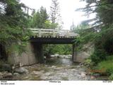 Pont du ruisseau Rover. Élévation amont