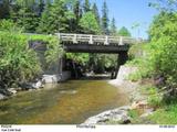 Pont du ruisseau à l'Eau Chaude. Vue latérale sud