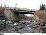 Pont du ruisseau à l'Eau Chaude. Profil aval