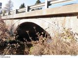 Pont de la rivière du Moulin. Profil aval nord.