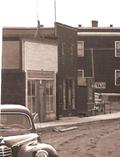 Édifice Georges-Rusnak. Vue générale vers 1950.