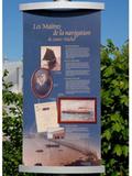 Croix de chemin commémorative. Panneau rendant hommages aux marins Vézina de Saint-Michel-de-Bellechasse installé en 1978.