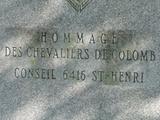 Monument  aux fils de Saint-Henri. Vue intérieure