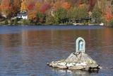 Vierge à l'enfant sur l'eau