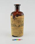 Bouteille à sirop du Dr. Lambert. Vue latérale, côté B