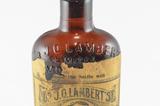 Bouteille à sirop du Dr. Lambert. Détail de l'inscription