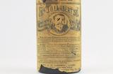 Bouteille à sirop du Dr. Lambert. Détail de l'étiquette, côté anglais