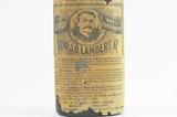 Bouteille à sirop du Dr. Lambert. Détail de l'étiquette, côté français