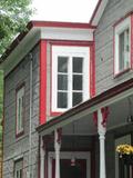 Maison Cloutier. Vue de détail