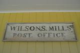 Ancien bureau de poste de Wilson's. Vue de détail