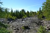 Mine American Chrome. Vue générale, halde à résidus miniers