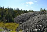 Mine Montreal-Coleraine. Vue générale, Halde à résidus miniers