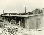 Mine Cyr-Broughton. Atelier de taille de la Robertsonville Soapstone à Saint-Pierre-de-Broughton, vers 1920.