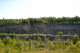 Mine Montréal-Broughton. Vue générale du puits d'exploitation