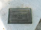 Sculpture du tricentenaire de Nicolet