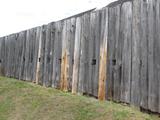 Vue rapprochée de la palissade – Façade sud