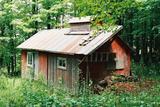 Remise Paquet-Hudon. Vue avant - cabane à sucre