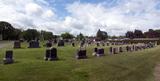 Cimetière catholique romain de la paroisse Sainte-Angélique de Papineauville. Vue générale