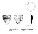 Fragment de fourneau de pipe à tuyau amovible de type vasiforme commun. Dessins