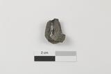 Fragment de fourneau de pipe à tuyau amovible. Face interne