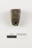 Pipe à tuyau amovible avec fourneau en bloc. Côté distal