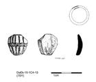 Fragment de fourneau de pipe à tuyau amovible. Dessins