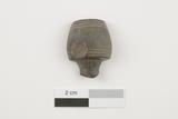 Fragment de fourneau de pipe à tuyau amovible. Face externe