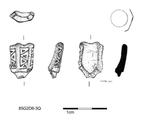 Fragment de fourneau de pipe à tuyau amovible. Dessins