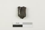 Fragment de fourneau de pipe à tuyau amovible. Face interne