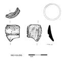 Fragment de fourneau de pipe à tuyau amovible. Dessins