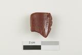 Fragment de fourneau de pipe à tuyau amovible. Face interne