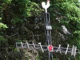 Croix de chemin située à l'intersection du 10e Rang et de l'Ancienne Route 1