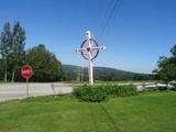 Croix de chemin à l'intersection Gosford et Grande-Ligne