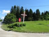 Croix de chemin à l'intersection Gosford et Grande-Ligne
