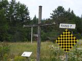Croix de chemin intersection du 7e Rang et de la route du 7e Rang
