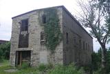Moulin à carder (démoli). Angle façade-côté droit
