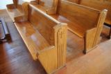 Banc d'église. Vue générale