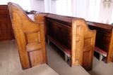 Banc d'église. Vue générale