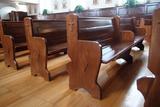 Banc d'église. Vue générale