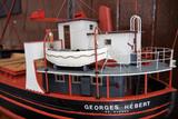 Maquette de navire (Georges-Hébert). Vue de détail