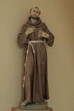 Statue religieuse (Saint François d'Assise). Vue générale