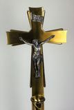 Crucifix d'autel. Vue de détail