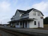 Gare d'Hervey-Jonction. Vue d'angle