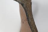 Fragment de pot à beurre ou de contenant. Détail de la pâte