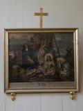 Station de chemin de croix (Jésus est détaché de la croix). Vue générale