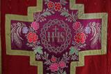 Chasuble. Vue de détail