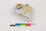Fragment d'assiette. Face interne
