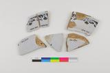 Fragments d'assiette. Faces internes
